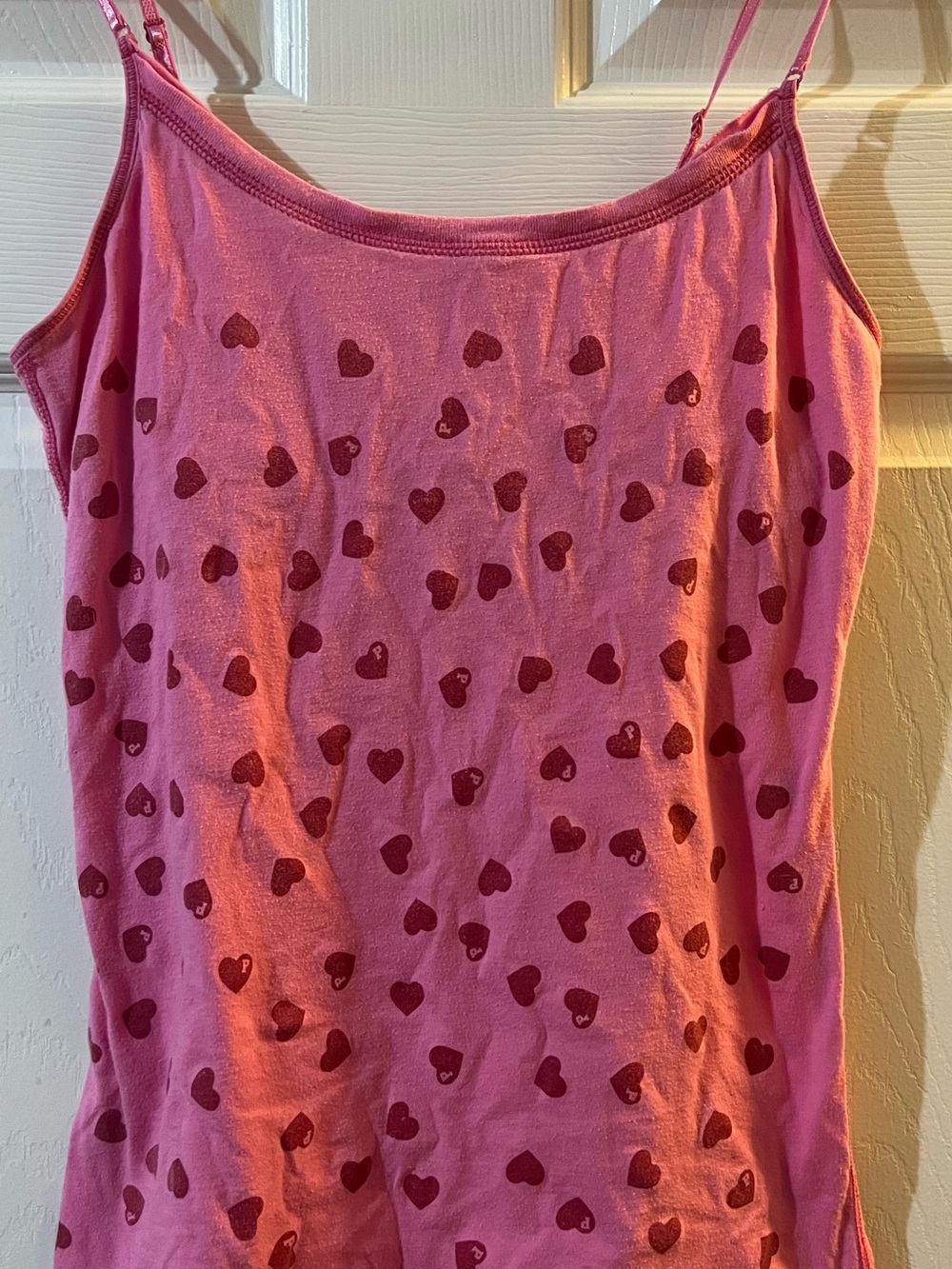 PINK Victoria's Secret Pink Heart-Print Camisole